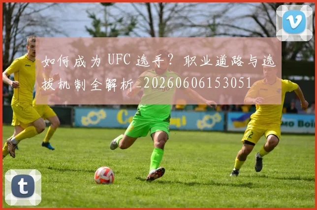 如何成为 UFC 选手?职业道路与选拔机制全解析_20260606153051